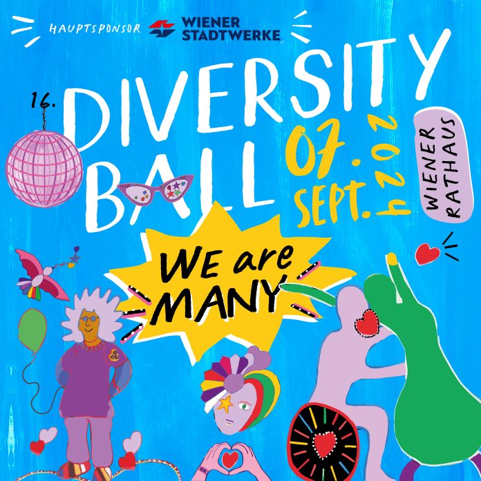 Ofizieller Poster des Diversity Balls